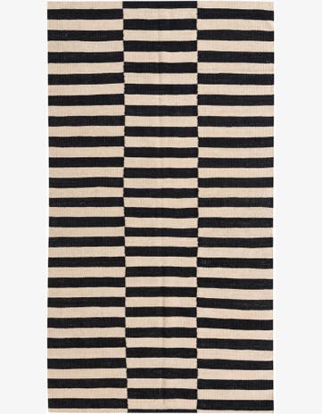 3' 6 x 6' 4 Hand Woven Kilim Modern Wool Rug