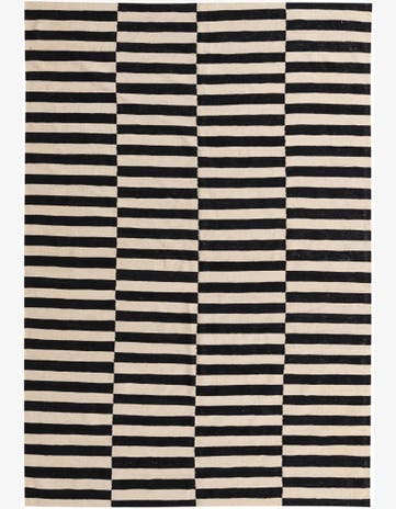 6' 8 x 9' 10 Hand Woven Kilim Modern Wool Rug