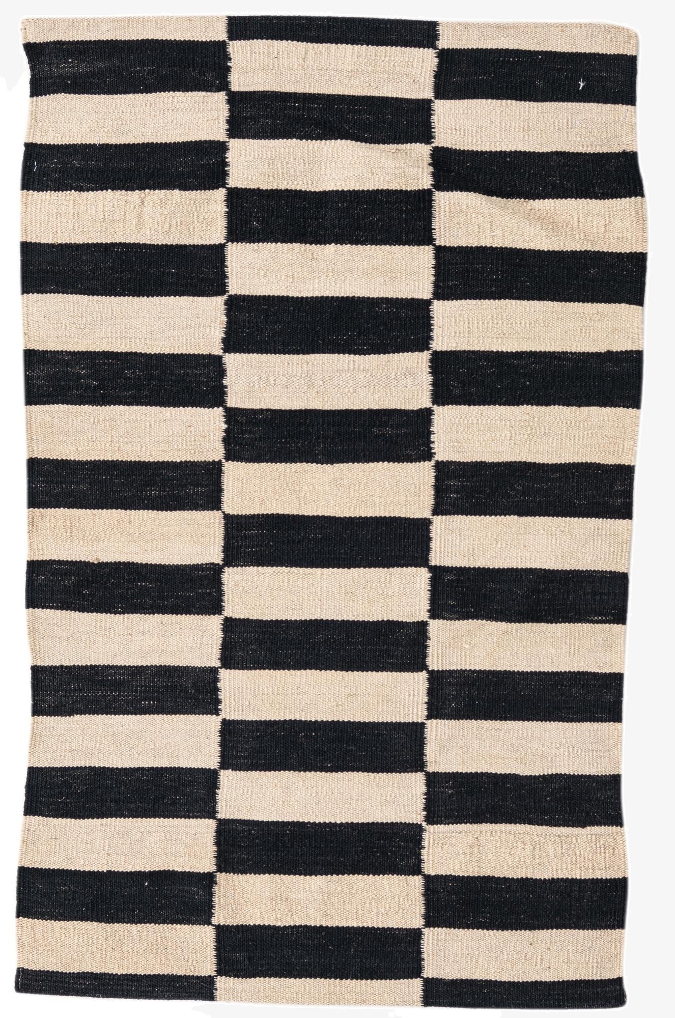 2' 6 x 4'  Hand Woven Kilim Modern Wool Rug