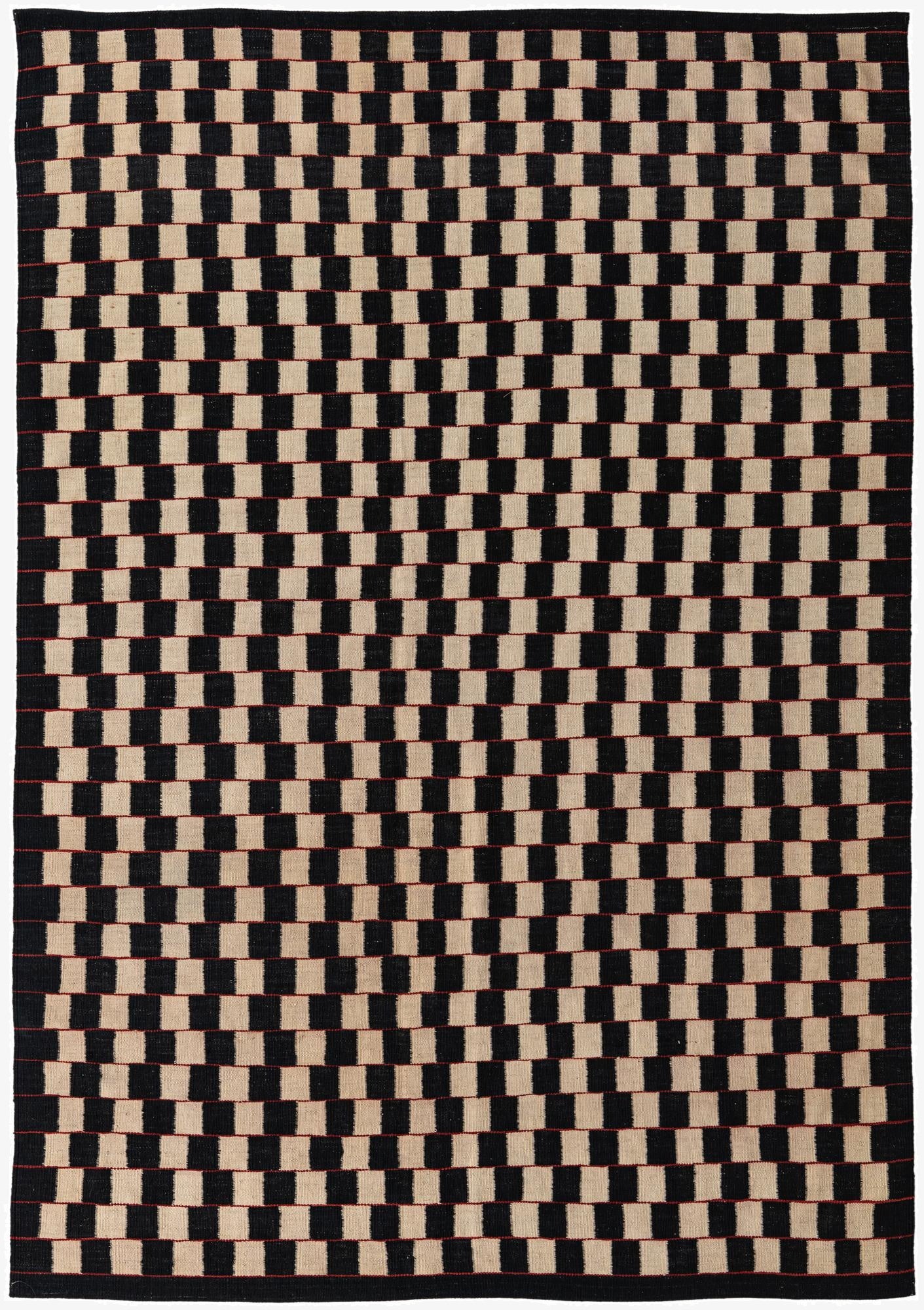 6' 6 x 9' 6  Hand Woven Kilim Modern Wool Rug