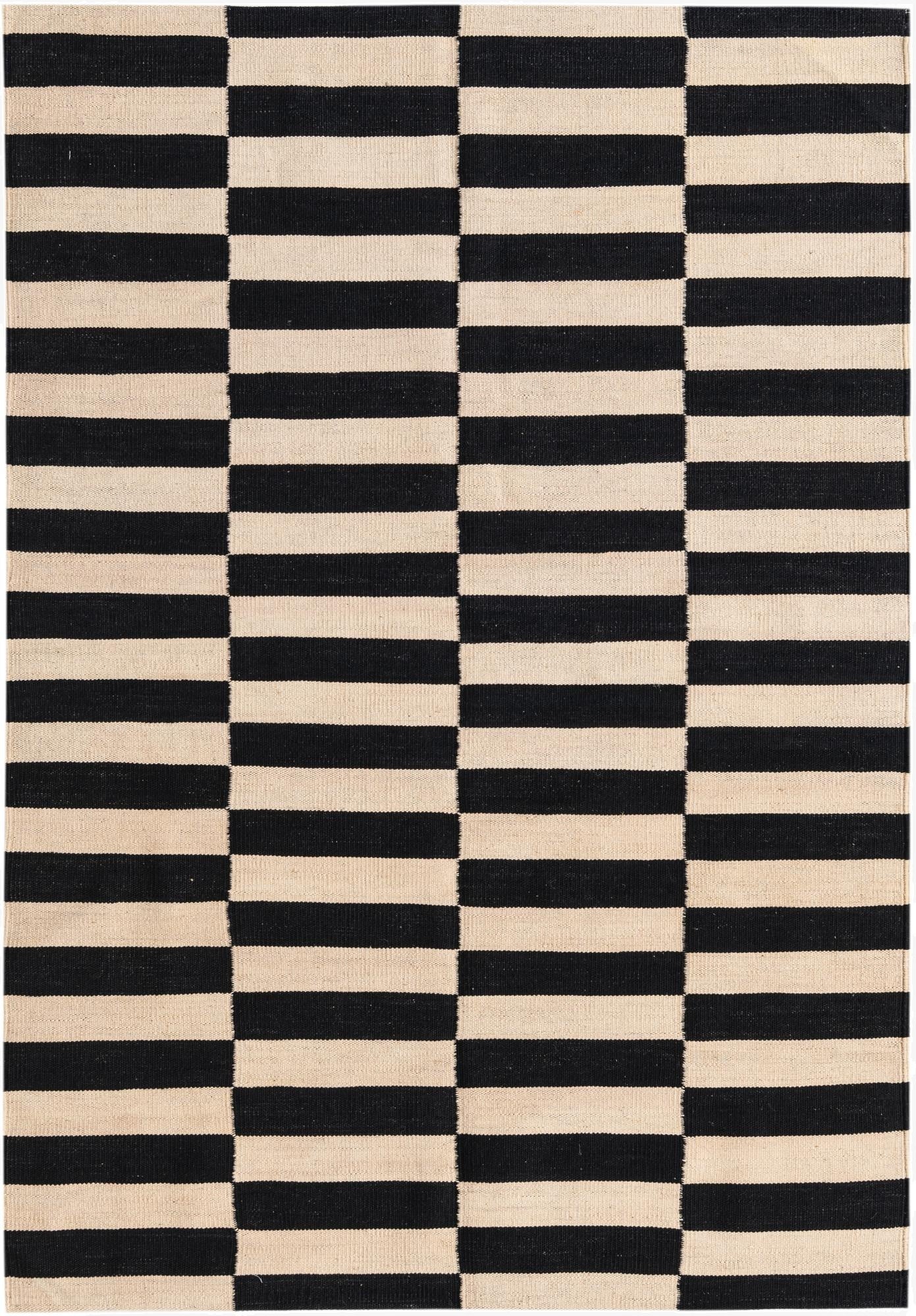 4' 1 x 5' 11  Hand Woven Kilim Modern Wool Rug