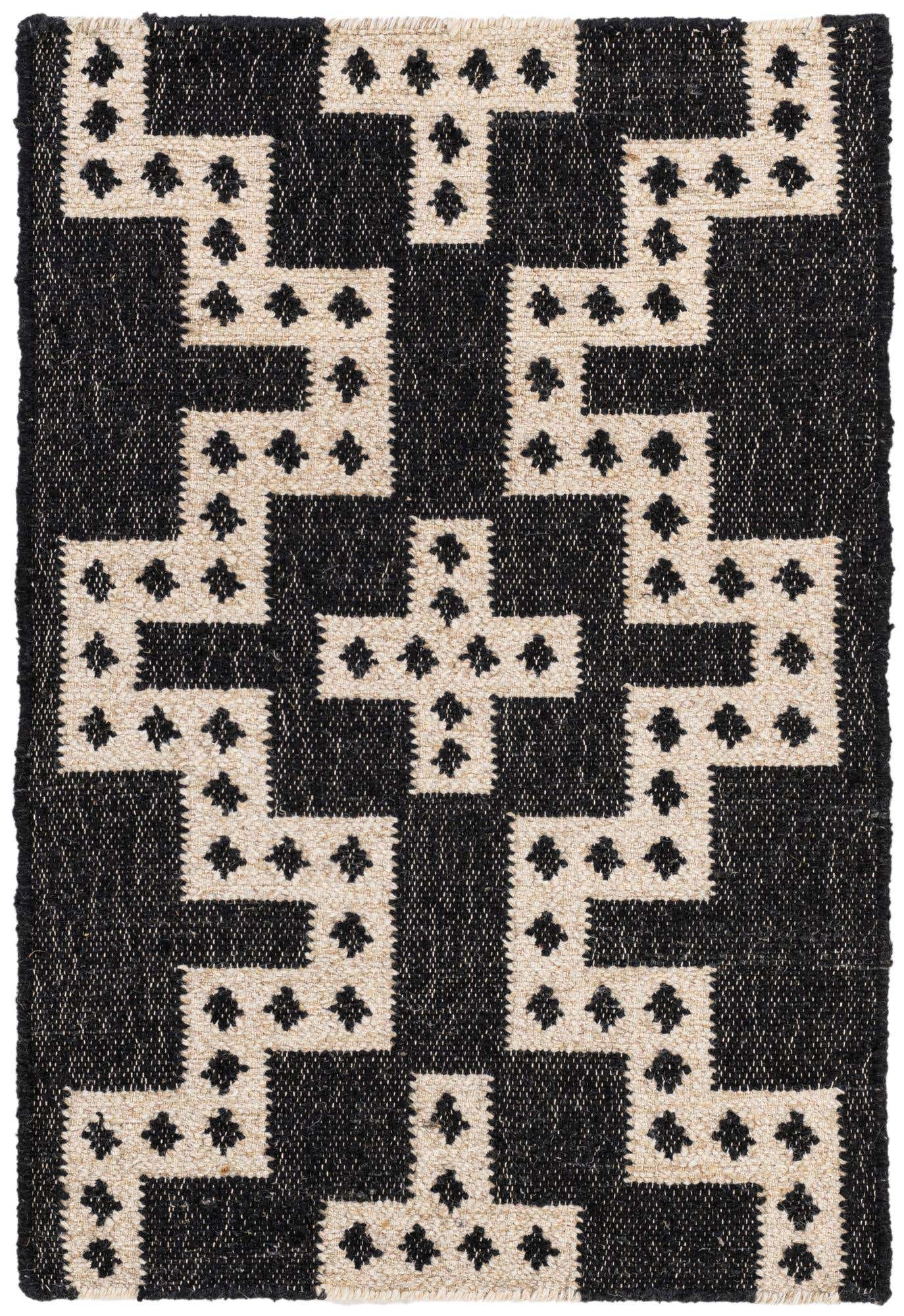 2' x 3' 1 Hand Woven Kilim Wool Rug