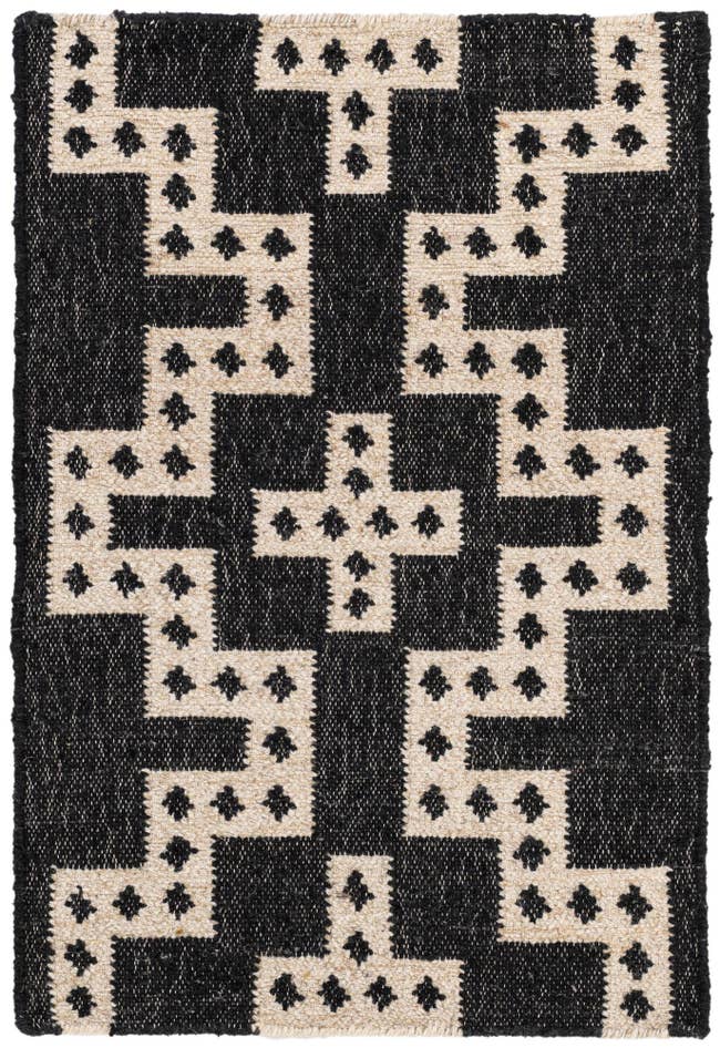 Detail image of 2' x 3' 1 Hand Woven Kilim Wool Rug