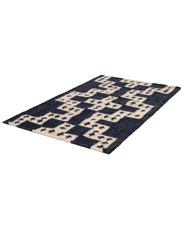 2' x 3' 1 Hand Woven Kilim Wool Rug