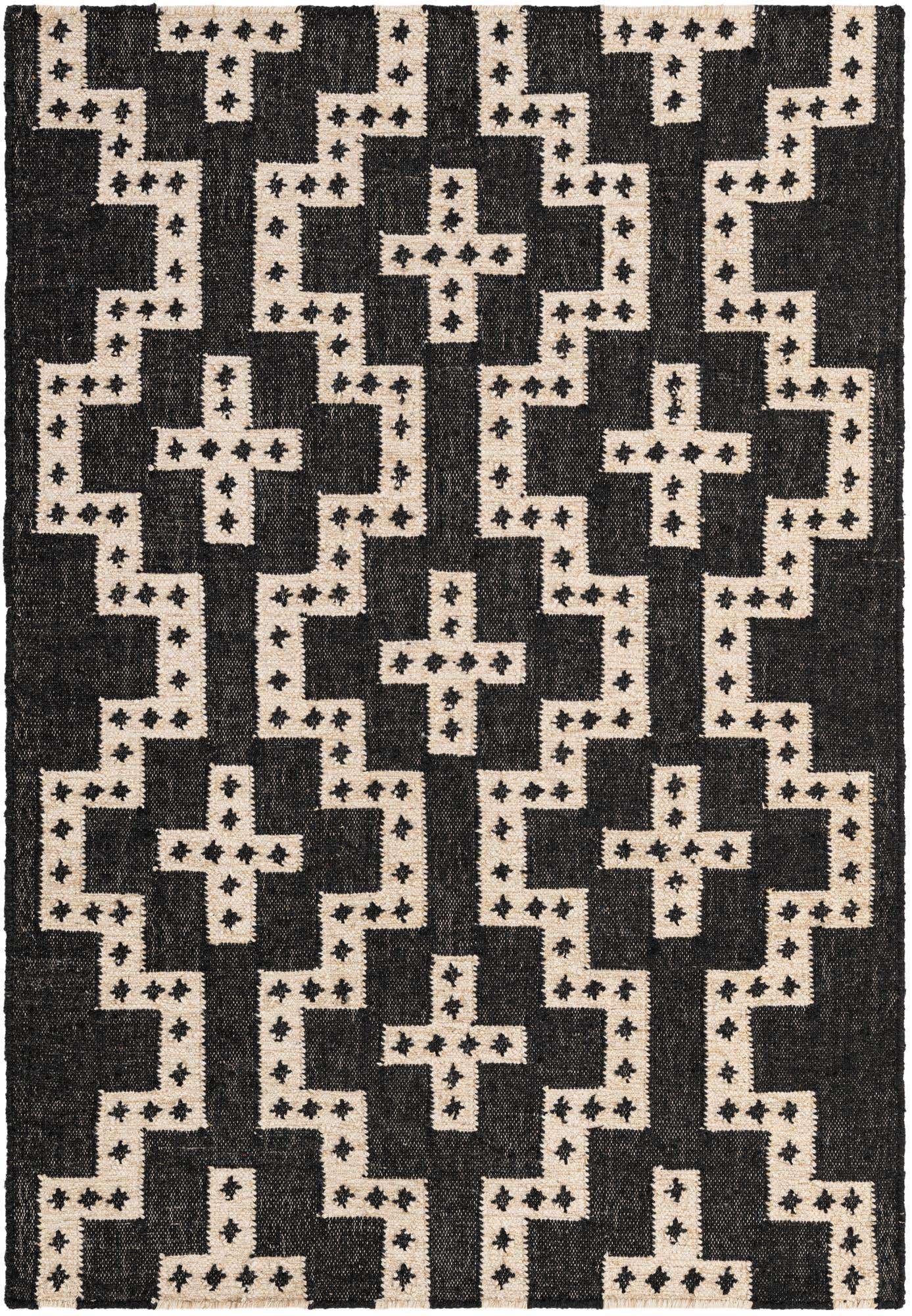 4' 1 x 6' 1 Hand Woven Kilim Wool Rug