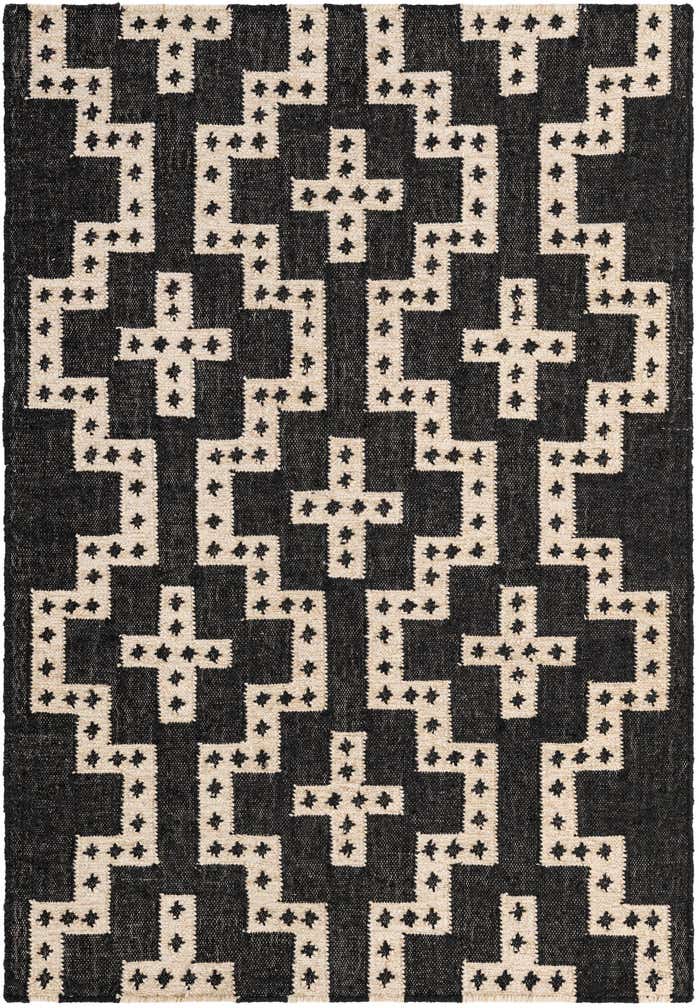 4' 1 x 6' 1 Hand Woven Kilim Wool Rug
