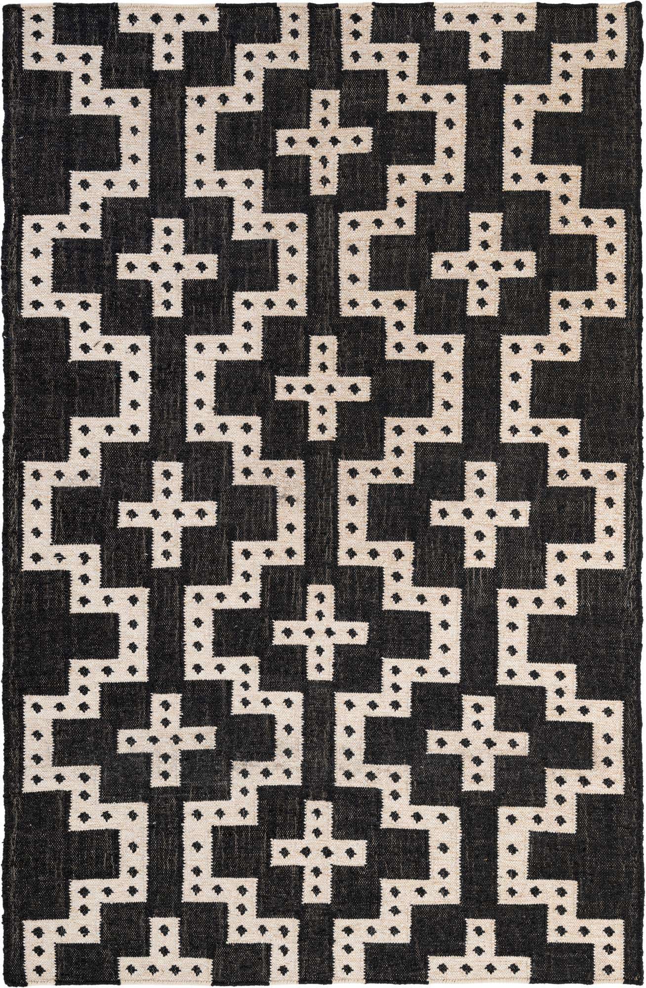 5' 1 x 8' Hand Woven Kilim Wool Rug