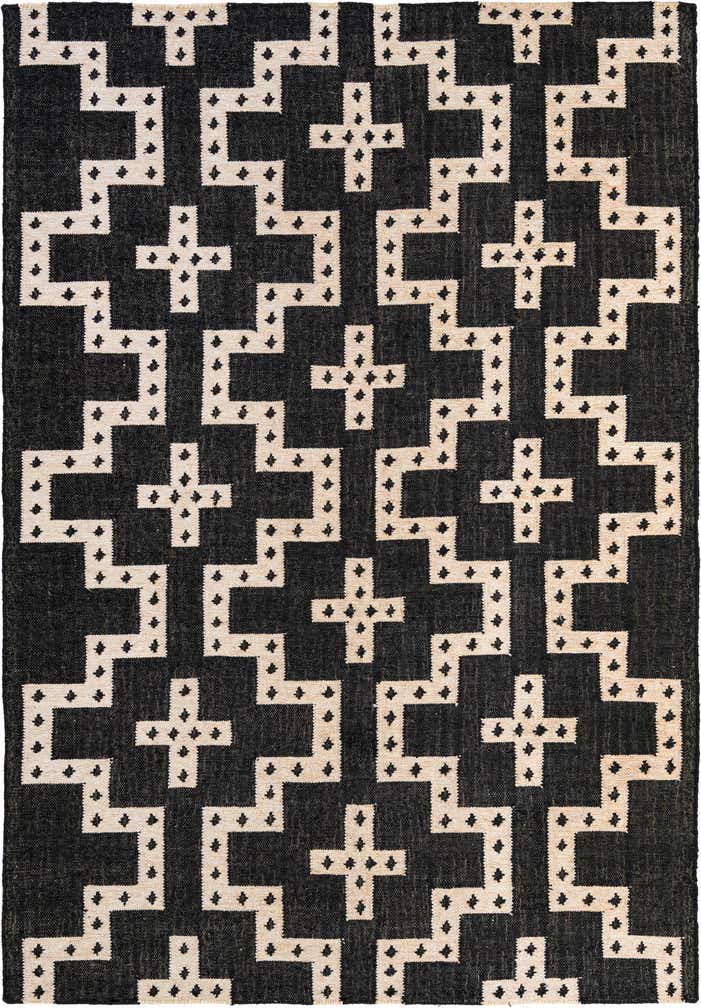 6' 1 x 9' Hand Woven Kilim Wool Rug