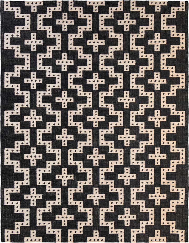 9' x 12' Hand Woven Kilim Wool Rug