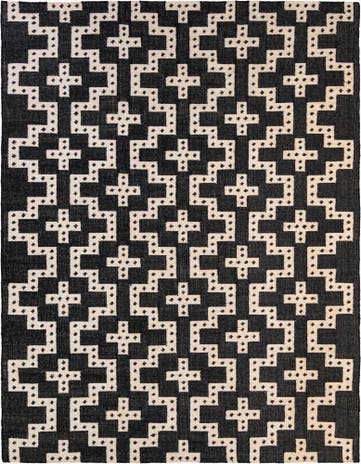 9' x 12' Hand Woven Kilim Wool Rug