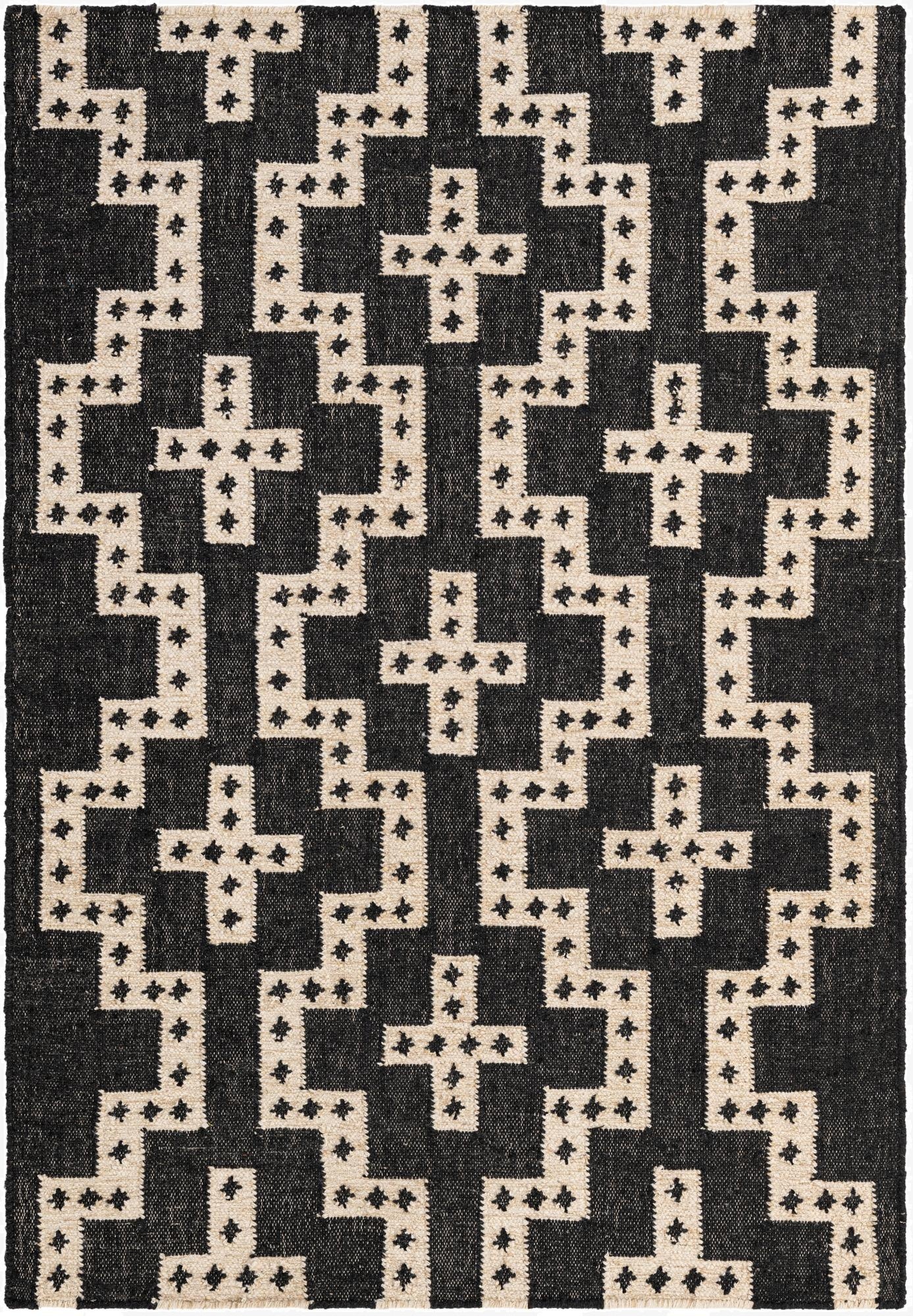 4' 1 x 6' 1  Hand Woven Kilim Wool Rug