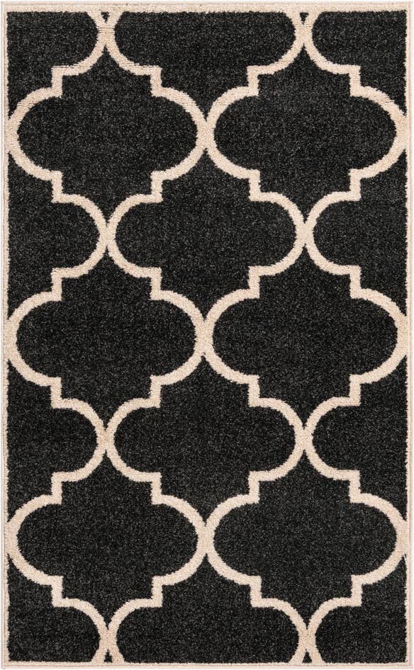 Detailansicht von 100cm x 160cm Gittermuster Teppich