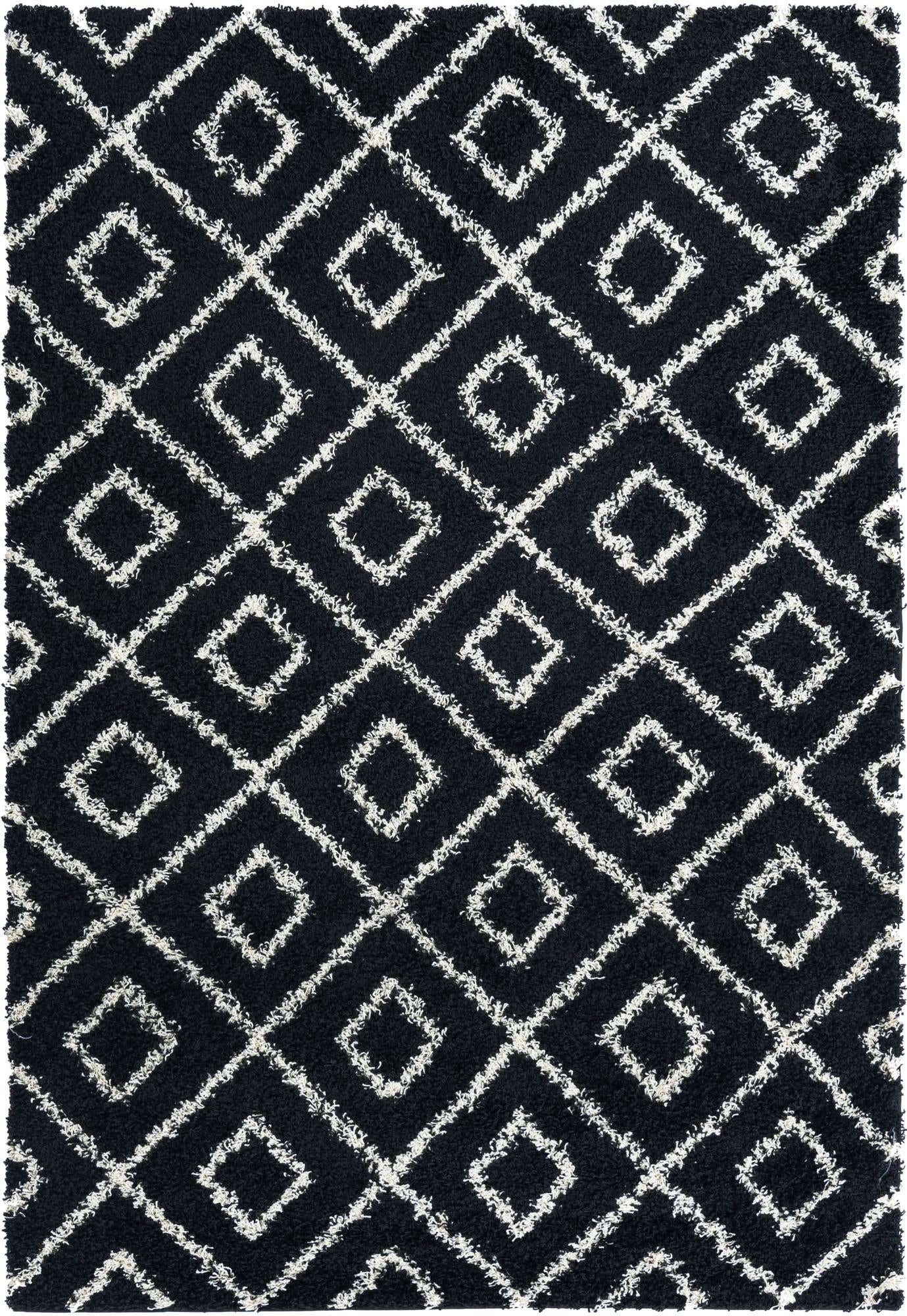 6' x 9' Lattice Shag Rug