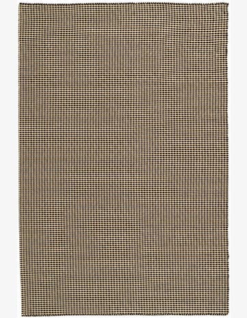 Black and White Hand Woven Laurel Handwoven Jute Rug