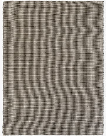 Black and White Hand Woven Laurel Handwoven Jute Rug