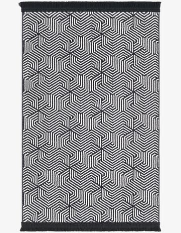 Black and White Milano Rug