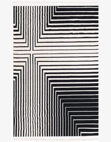 Black and White Milano Rug