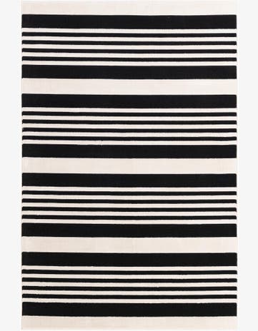 Black and White Milano Rug