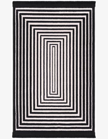 Black and White Milano Rug