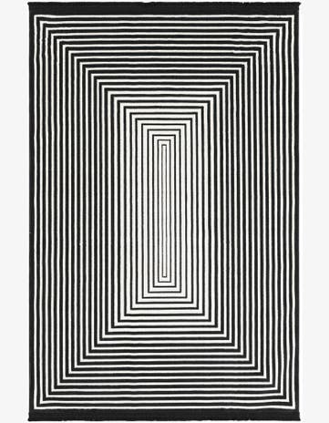 Black and White Milano Rug