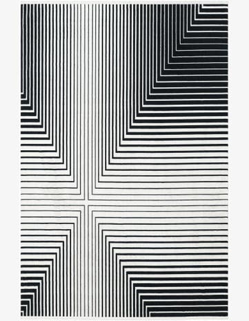 Black and White Milano Rug