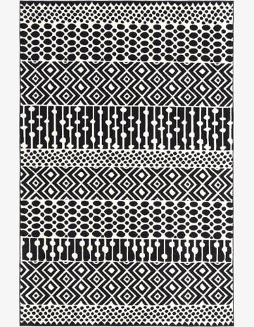 Black and White Milano Rug