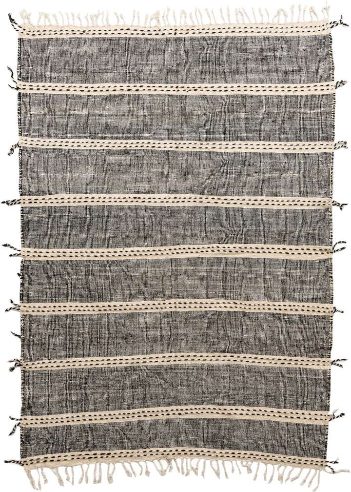 6' 6 x 9' 5 Hand Knotted Moroccan Wool Rug