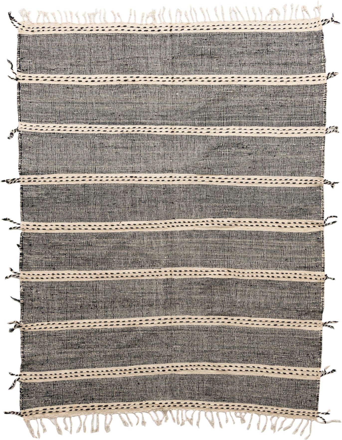 6' 6 x 9' 5 Hand Knotted Moroccan Wool Rug