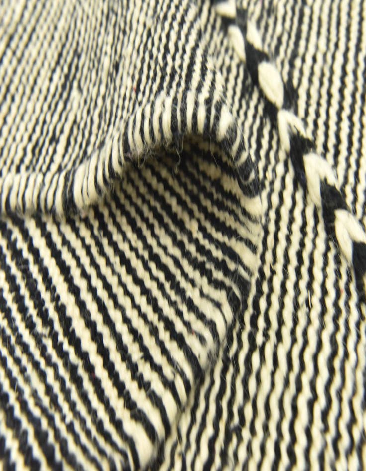 Detail image of 4' 11 x 8' 4  Hand Knotted Moroccan Wool Rug