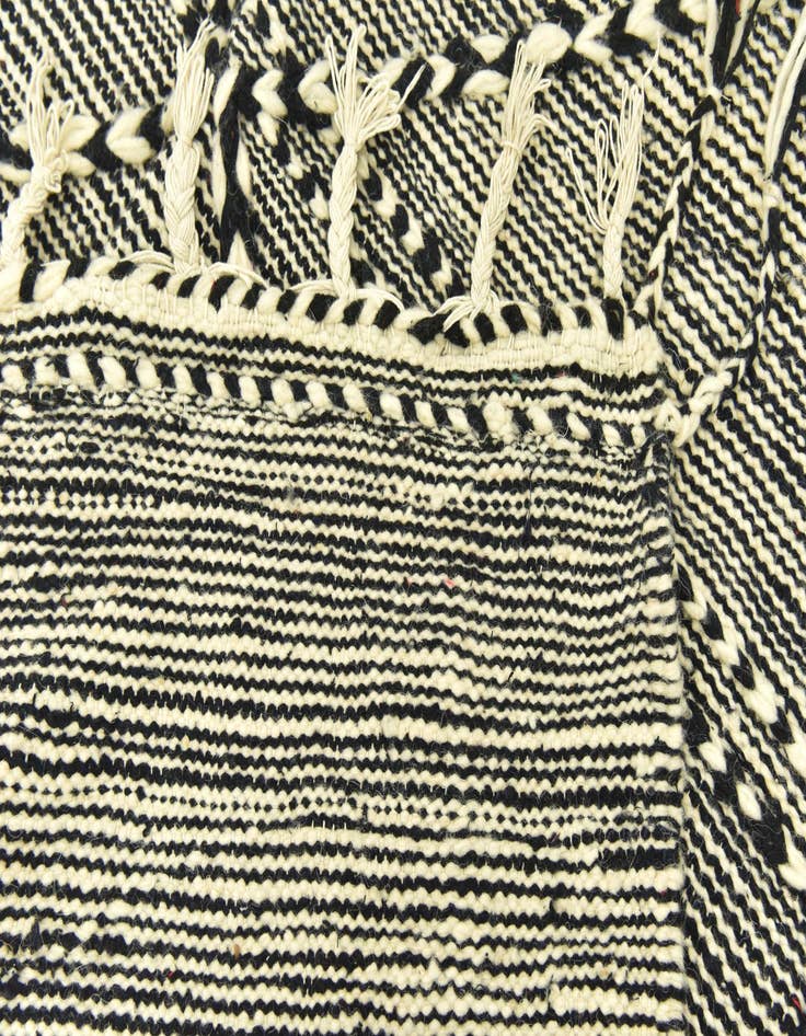 Detail image of 4' 11 x 8' 4  Hand Knotted Moroccan Wool Rug