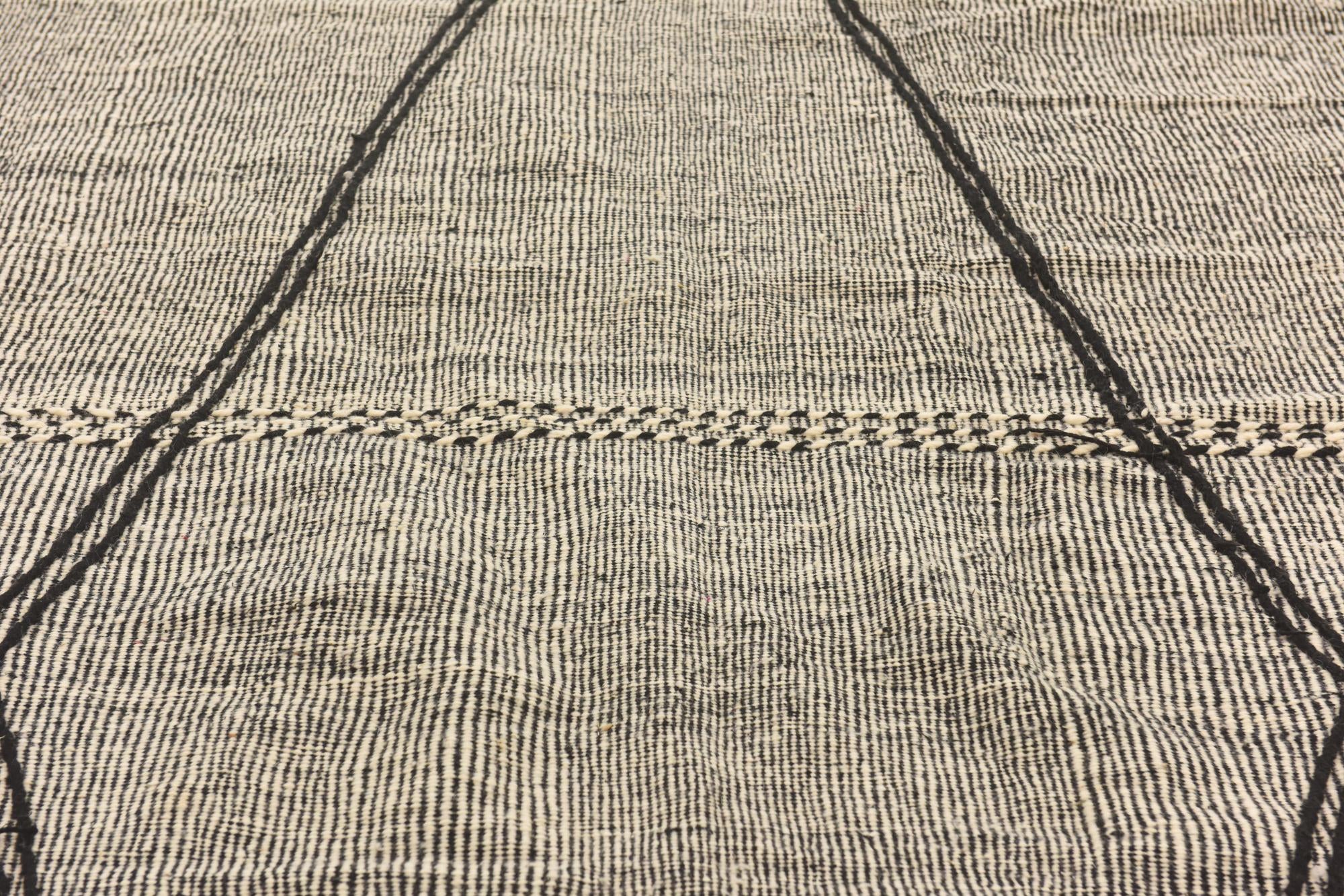 7' 7 x 13' 3 Hand Knotted Moroccan Wool Rug