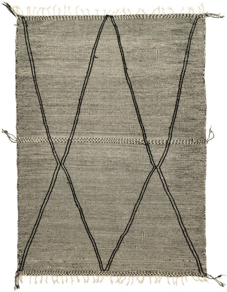 Detail image of 7' 7 x 13' 3 Hand Knotted Moroccan Wool Rug
