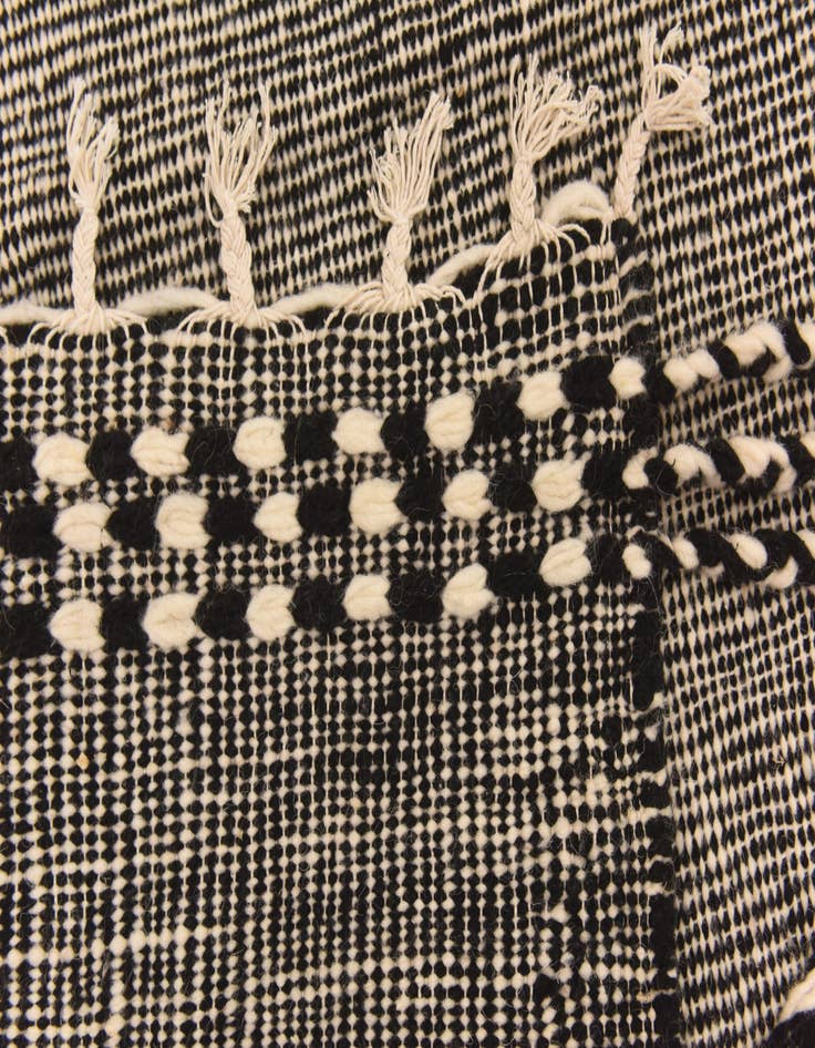 Detail image of 6' 10 x 11' 6  Hand Knotted Moroccan Wool Rug