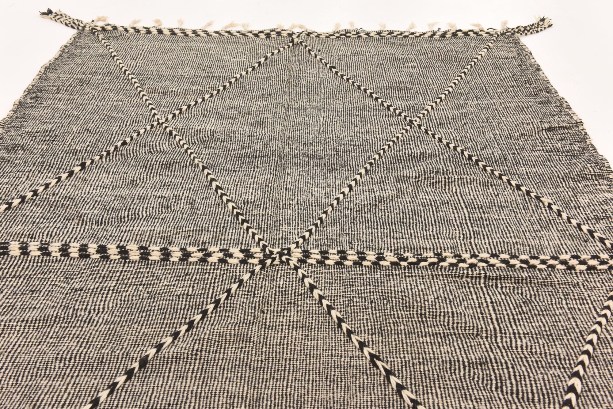 6' 10 x 11' 6 Hand Knotted Moroccan Wool Rug