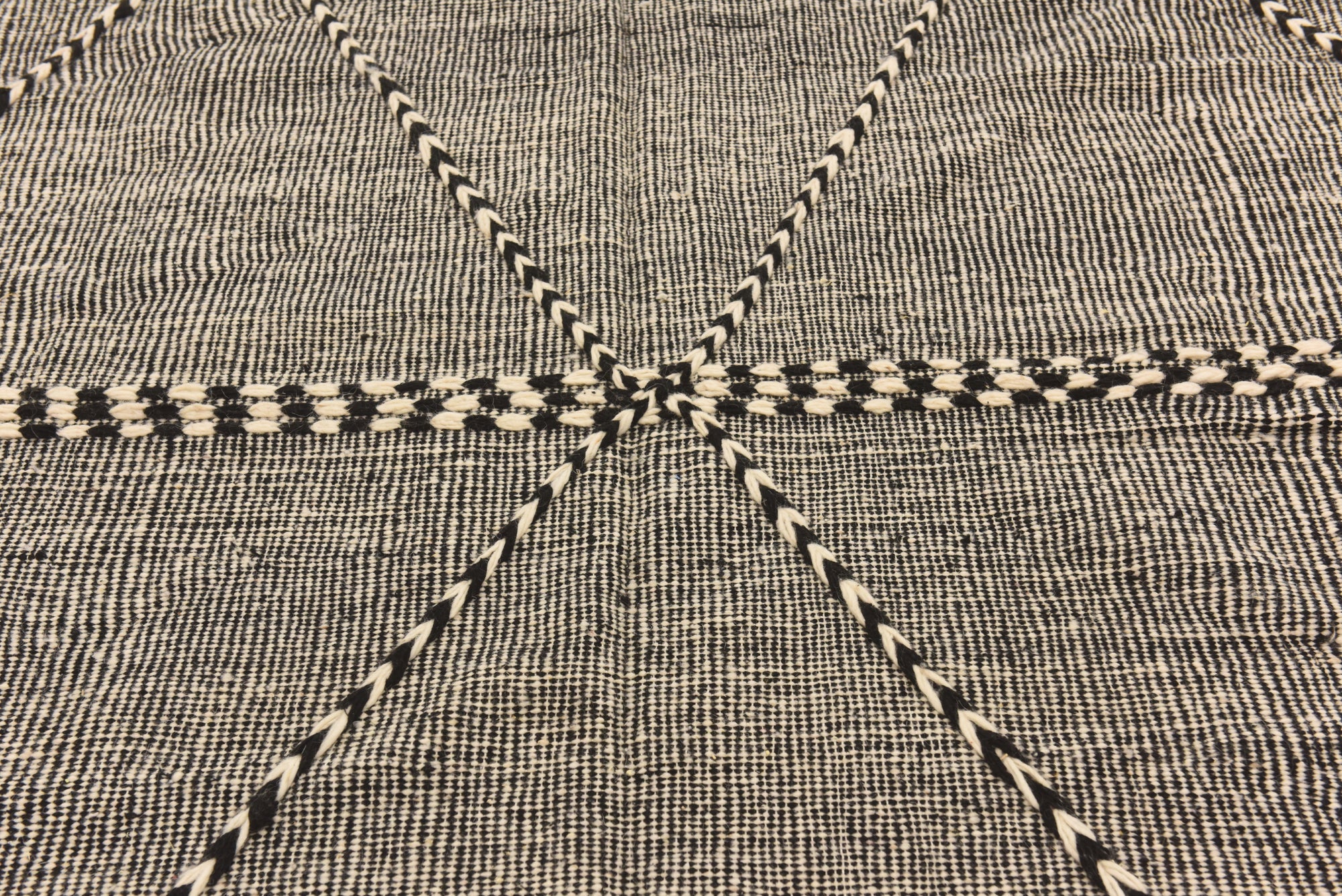 6' 10 x 11' 6 Hand Knotted Moroccan Wool Rug