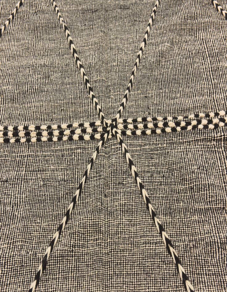 Detail image of 6' 10 x 11' 6  Hand Knotted Moroccan Wool Rug