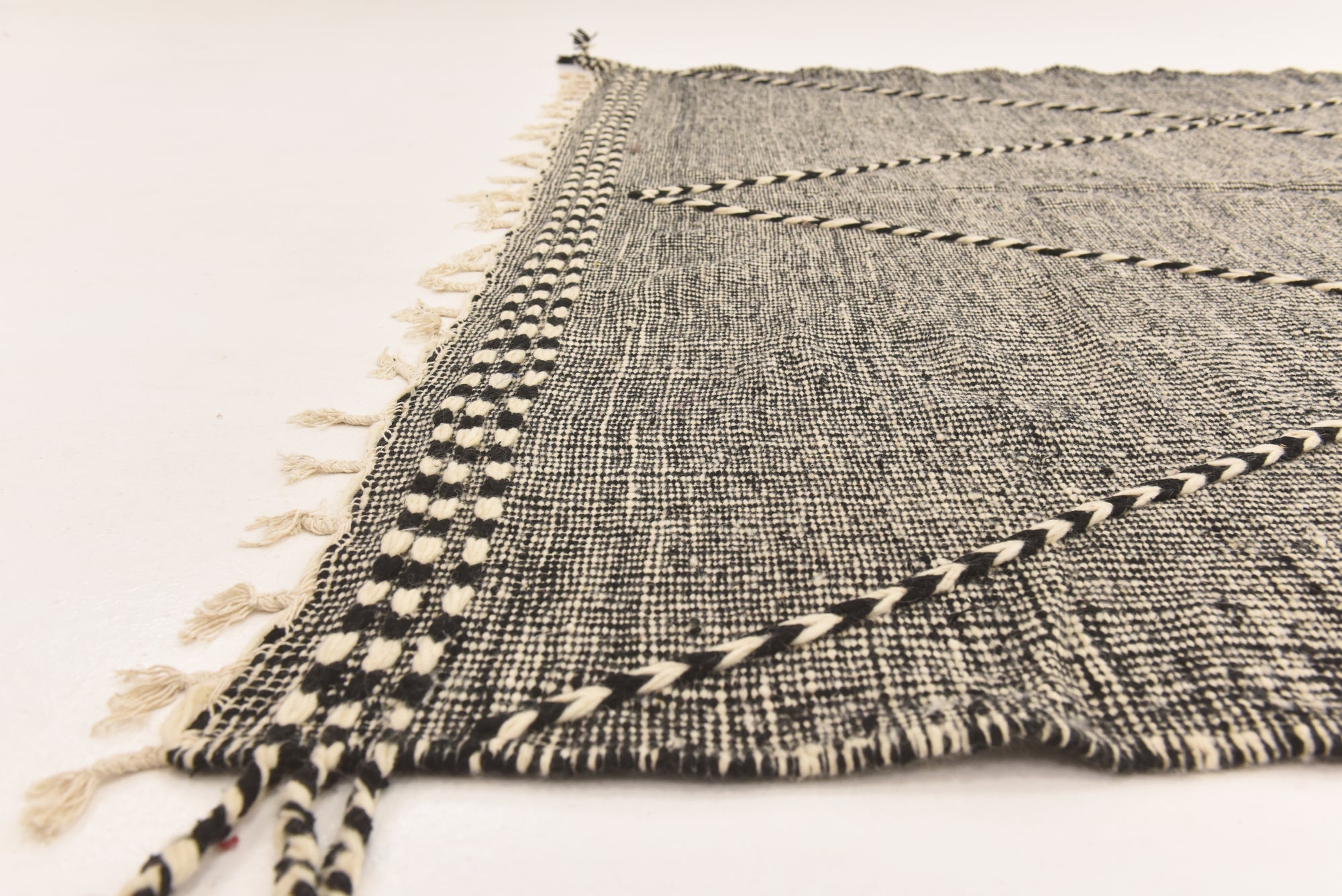 6' 10 x 11' 6 Hand Knotted Moroccan Wool Rug