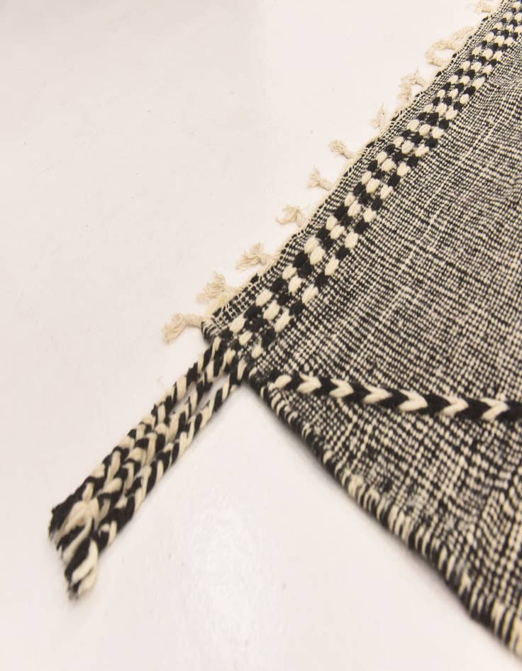 Detail image of 6' 10 x 11' 6  Hand Knotted Moroccan Wool Rug