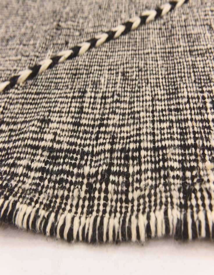 Detail image of 6' 10 x 11' 6  Hand Knotted Moroccan Wool Rug