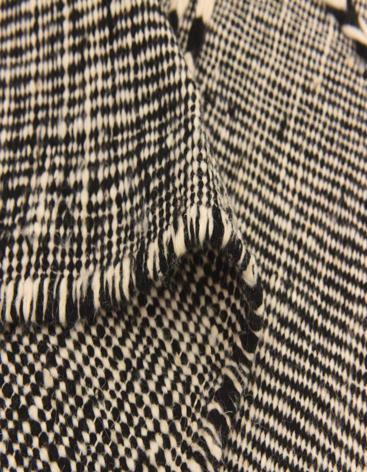 Detail image of 6' 10 x 11' 6  Hand Knotted Moroccan Wool Rug