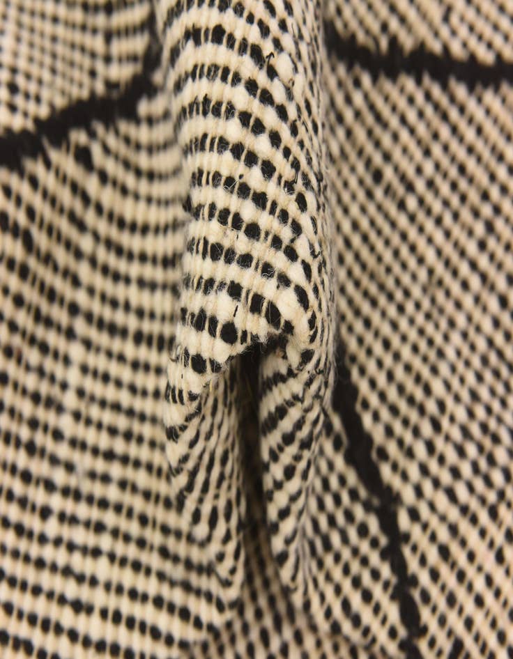 Detail image of 6' 2 x 9' 6  Hand Knotted Moroccan Wool Rug