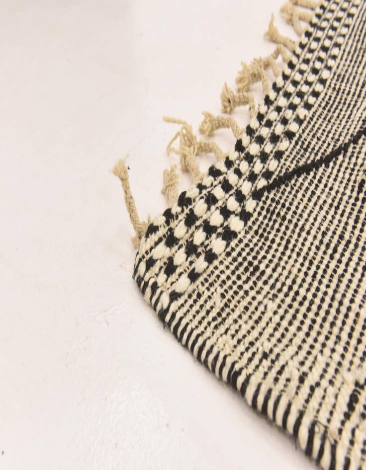 Detail image of 6' 2 x 9' 6  Hand Knotted Moroccan Wool Rug