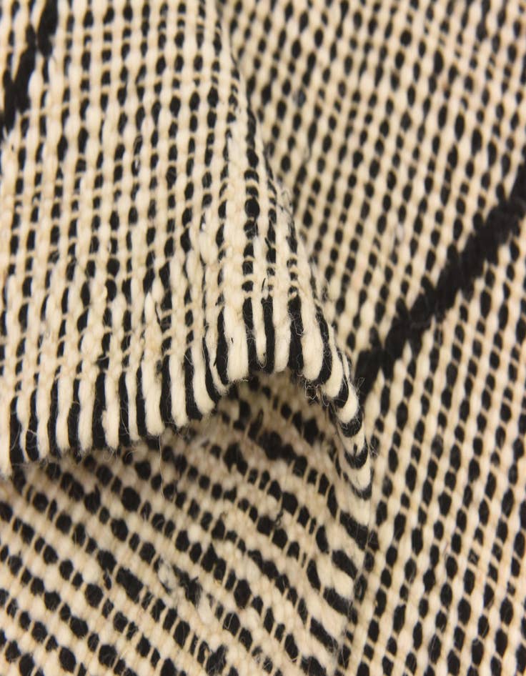 Detail image of 6' 2 x 9' 6  Hand Knotted Moroccan Wool Rug