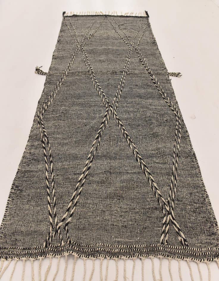 Detail image of 6' 5 x 10' 3  Hand Knotted Moroccan Wool Rug