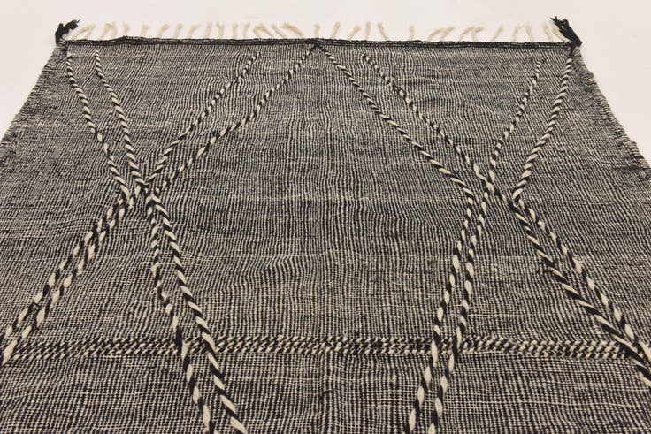 Detail image of 6' 5 x 10' 3 Hand Knotted Moroccan Wool Rug