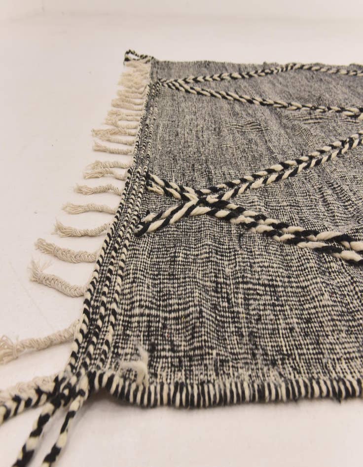 Detail image of 6' 5 x 10' 3  Hand Knotted Moroccan Wool Rug