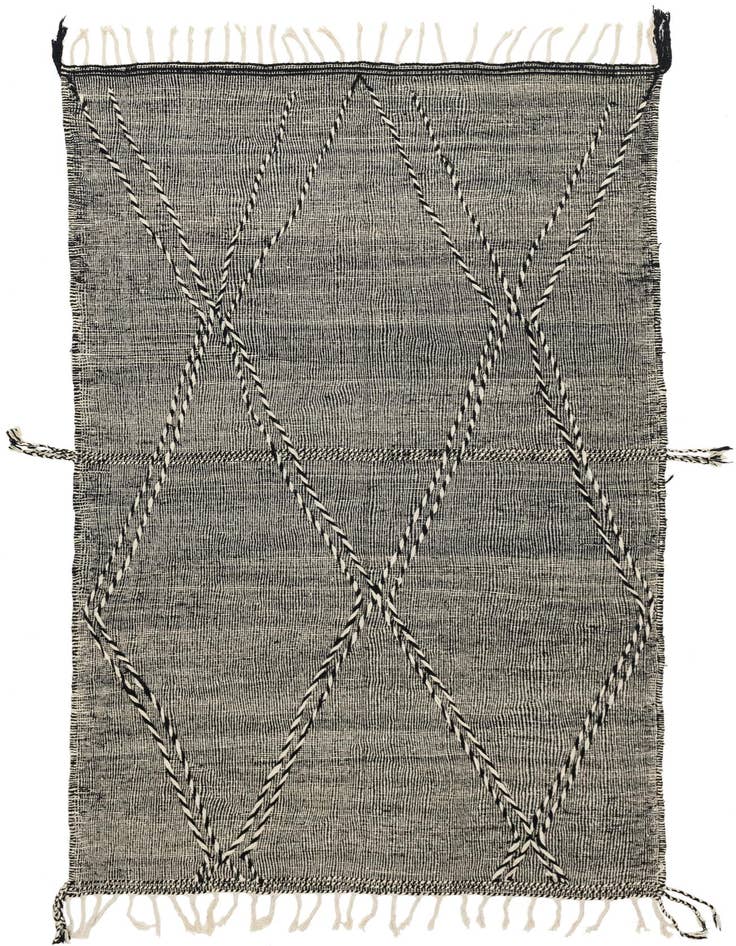 Detail image of 6' 5 x 10' 3 Hand Knotted Moroccan Wool Rug