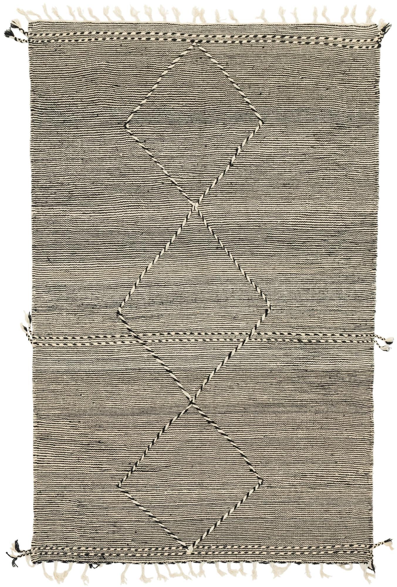 5' 6 x 8' 6 Hand Knotted Moroccan Wool Rug