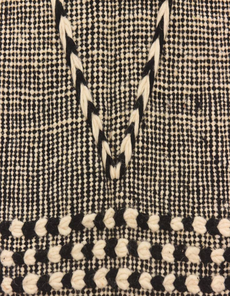 Detail image of 7' 1 x 12' 8  Hand Knotted Moroccan Wool Rug