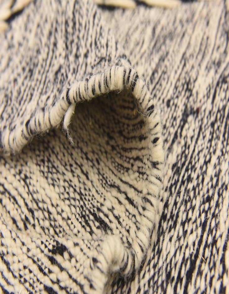 Detail image of 6' 7 x 10' 9  Hand Knotted Moroccan Wool Rug